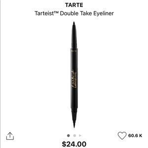 Tarte Tartiest Double Taker Eyeliner Black NIB